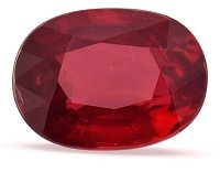 2.02 ct Oval Red Natural Ruby