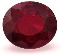 4.04 ct Oval Red Natural Ruby
