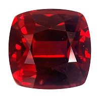 20.00 ct Cushion Red Natural Ruby
