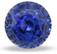 7.59 ct Round Blue Natural Sapphire