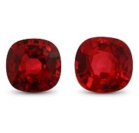 2.35 ct Cushion Red Natural Ruby