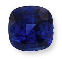 3.40 ct Cushion Blue Natural Sapphire