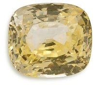 11.50 ct Cushion Yellow Natural Sapphire