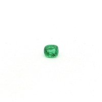 0.86 ct Cushion Green Natural Emerald