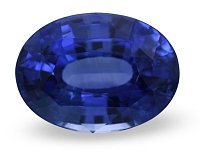 6.14 ct Oval Blue Natural Sapphire