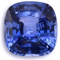 8.12 ct Cushion Blue Natural Sapphire