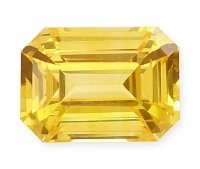 3.54 ct Emerald Yellow Natural Sapphire
