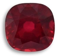 1.72 ct Cushion Red Natural Ruby