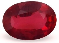 2.08 ct Oval Red Natural Ruby