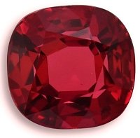 1.48 ct Cushion Red Natural Ruby