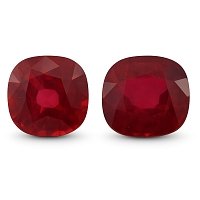 2.82 ct Cushion Red Natural Ruby