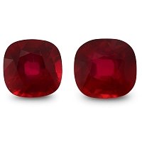 3.08 ct Cushion Red Natural Ruby