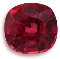 1.42 ct Cushion Red Natural Ruby