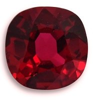 1.12 ct Cushion Red Natural Ruby