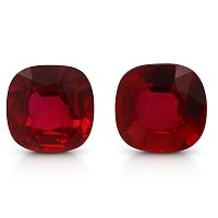 2.10 ct Cushion Red Natural Ruby