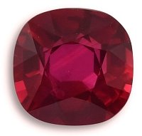 1.20 ct Cushion Red Natural Ruby