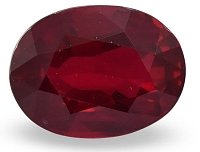 2.01 ct Oval Red Natural Ruby