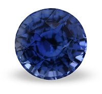 1.63 ct Round Blue Natural Sapphire