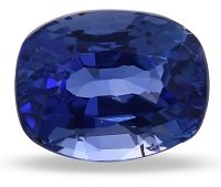 2.04 ct Cushion Blue Natural Sapphire
