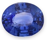 5.10 ct Oval Blue Natural Sapphire