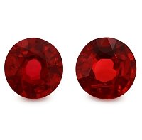 2.80 ct Round Red Natural Ruby