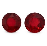 3.21 ct Round Red Natural Ruby