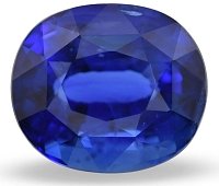 6.11 ct Cushion Blue Natural Sapphire