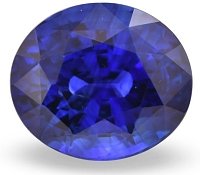 3.53 ct Oval Blue Natural Sapphire