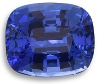 4.08 ct Cushion Blue Natural Sapphire