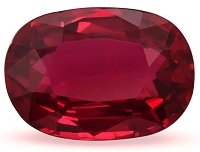 2.53 ct Oval Red Natural Ruby
