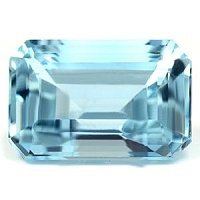 7.57 ct Emerald Blue Natural Aquamarine