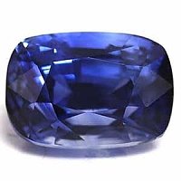 3.10 ct Cushion Blue Natural Sapphire