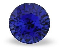 1.12 ct Round Blue Natural Sapphire