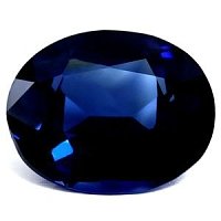 2.02 ct Oval Blue Natural Sapphire