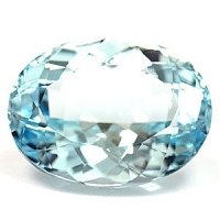 9.40 ct Oval Blue Natural Aquamarine