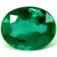 3.74 ct Oval Green Natural Emerald