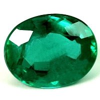 3.74 ct Oval Green Natural Emerald