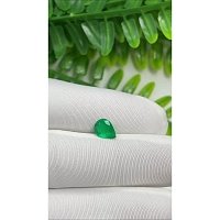 0.88 ct Pear Green Natural Emerald