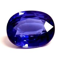 1.02 ct Oval Blue Natural Sapphire