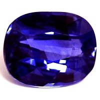 3.06 ct Cushion Blue Natural Sapphire