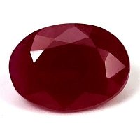 1.76 ct Oval Red Natural Ruby