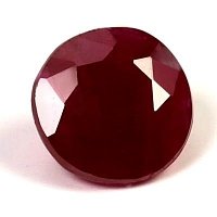 0.97 ct Round Red Natural Ruby