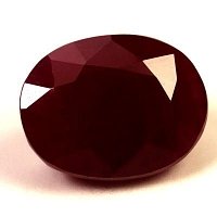 6.16 ct Oval Red Natural Ruby
