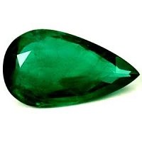 5.55 ct Pear Green Natural Emerald