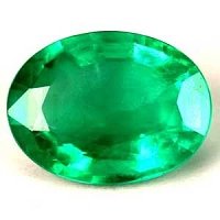 1.90 ct Oval Green Natural Emerald