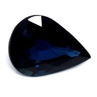 1.04 ct Pear Blue Natural Sapphire