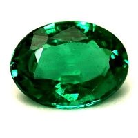 1.37 ct Oval Green Natural Emerald