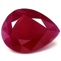 2.05 ct Pear Red Natural Ruby