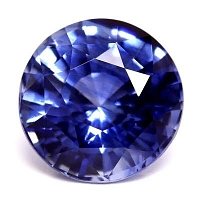 2.05 ct Round Blue Natural Sapphire