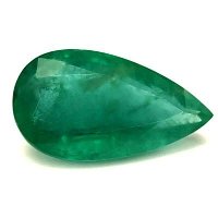 7.23 ct Pear Green Natural Emerald